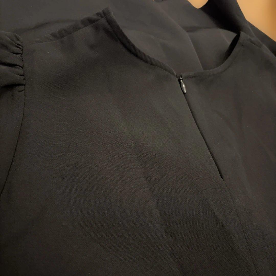 パフスリーブティアードワンピース naptime