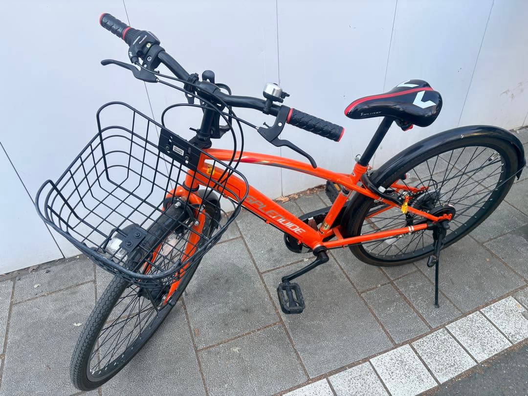 ジュニア　自転車　オレンジ