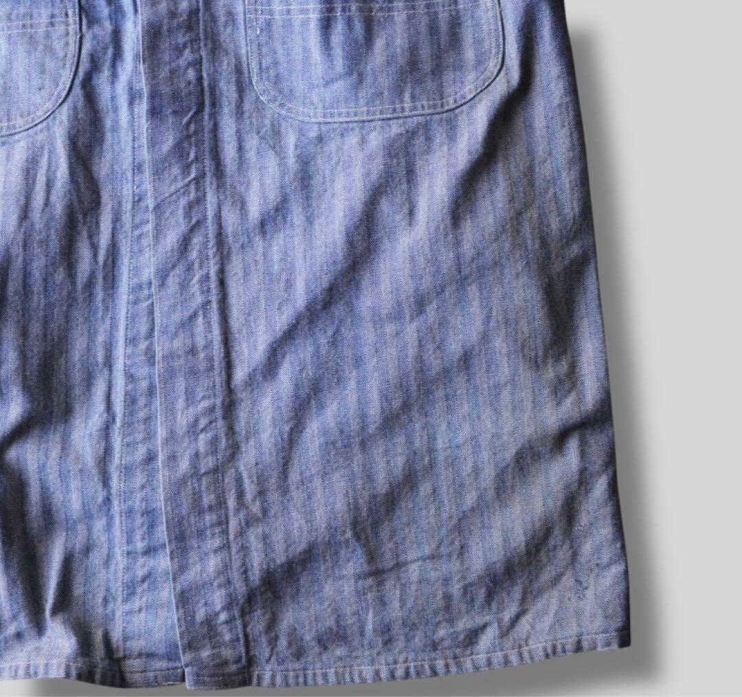 ヘリンボーンワークコート ショップコート メカニックコート 80's ロング