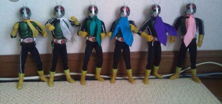 ショッカーライダー1号~6号フルセット