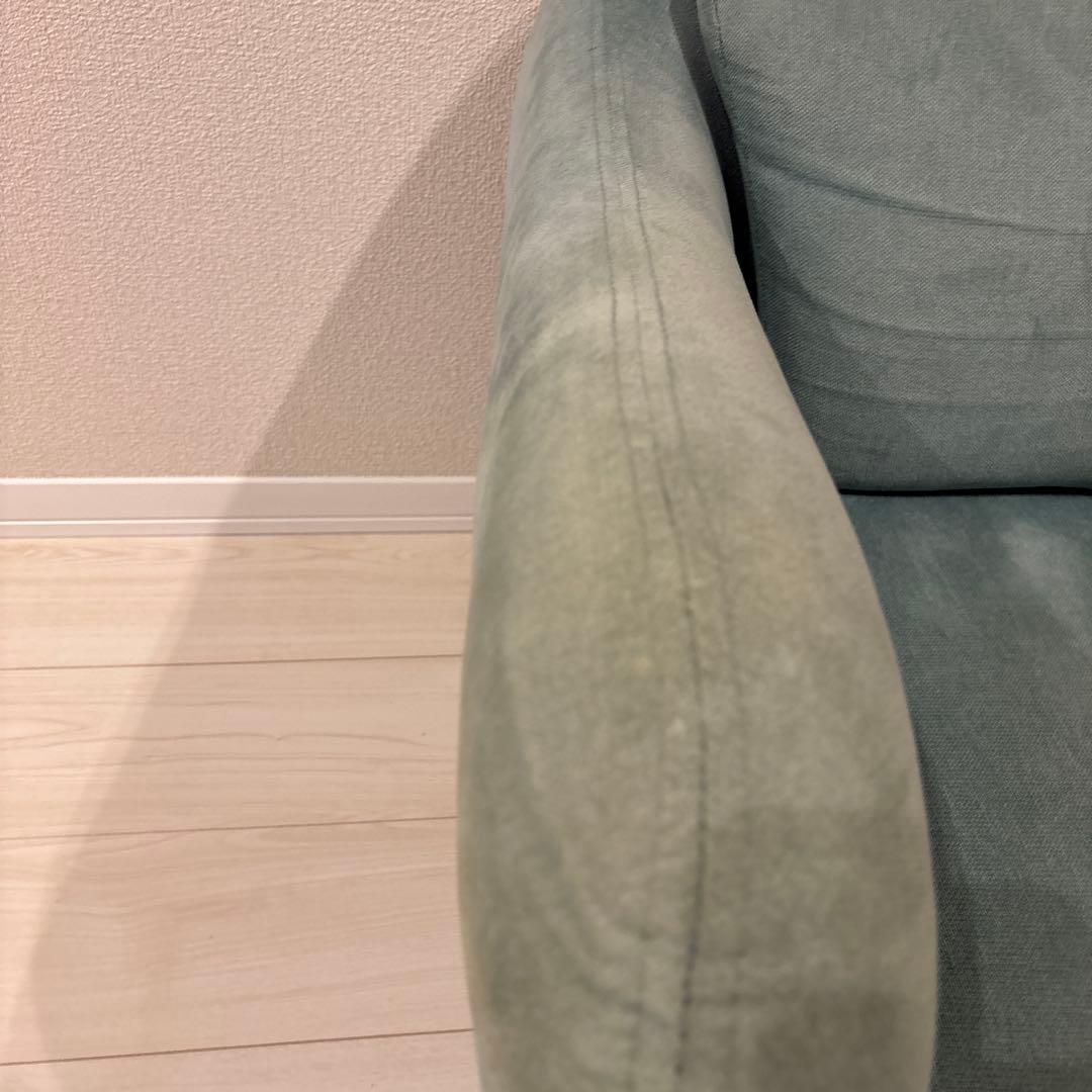 1人掛けソファ MINI MILLER ARM CHAIR Blue Gray