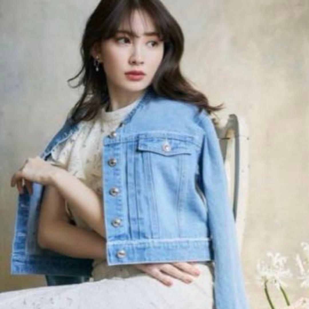 【紫陽花】Everyday Denim Jacket Sサイズ