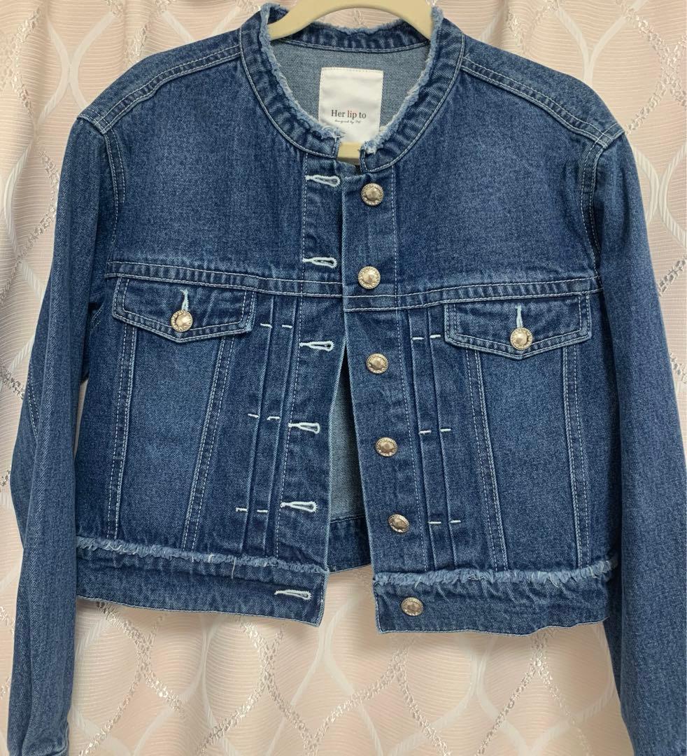 【紫陽花】Everyday Denim Jacket Sサイズ