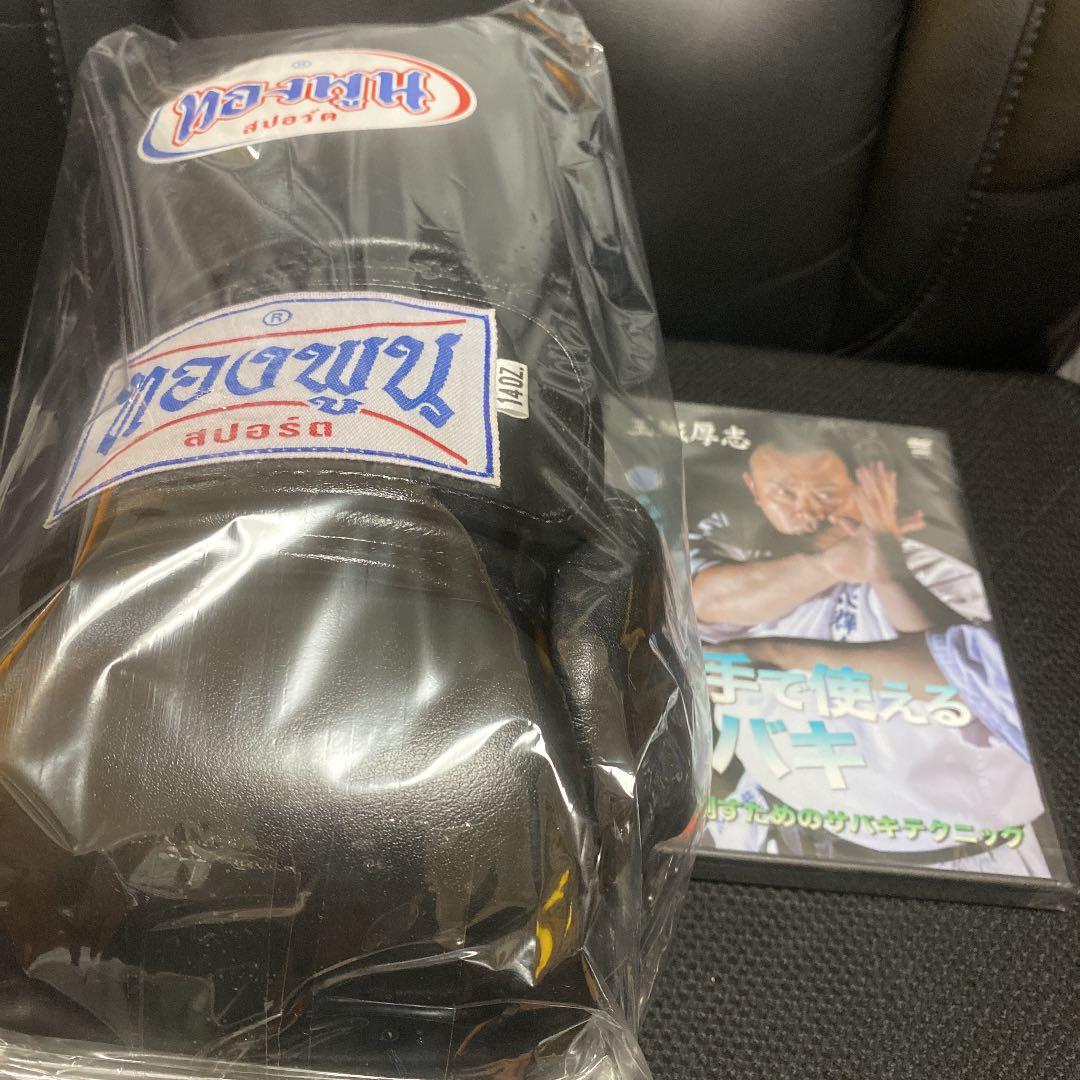 玉城厚志/心輝会空手 組手で使えるサバキ＆ボクシンググローブ１４オンス