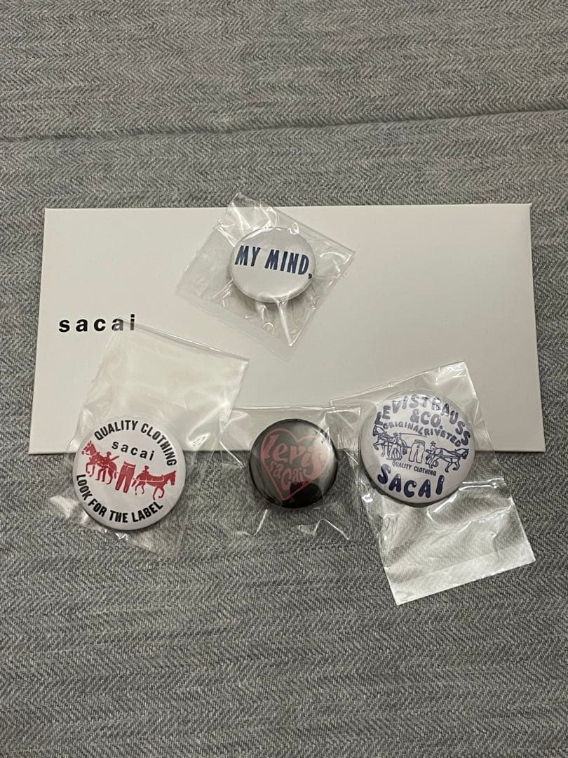 sacai Levi's ピンズセット ゴールド 青山店限定