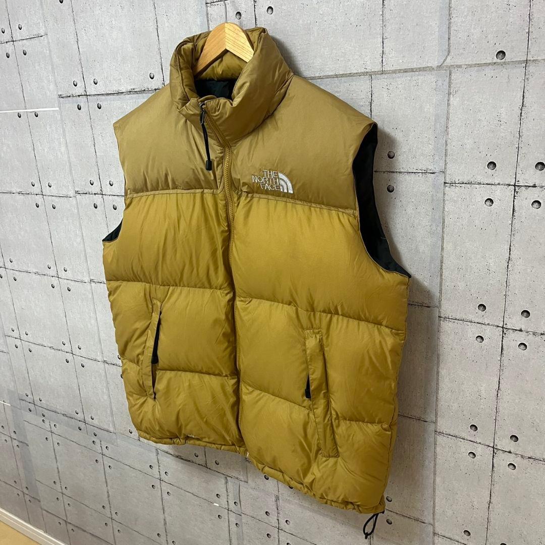 ↓値下げ中¥98000【希少】センターロゴ　ノースフェイス　ダウンベスト　XXL