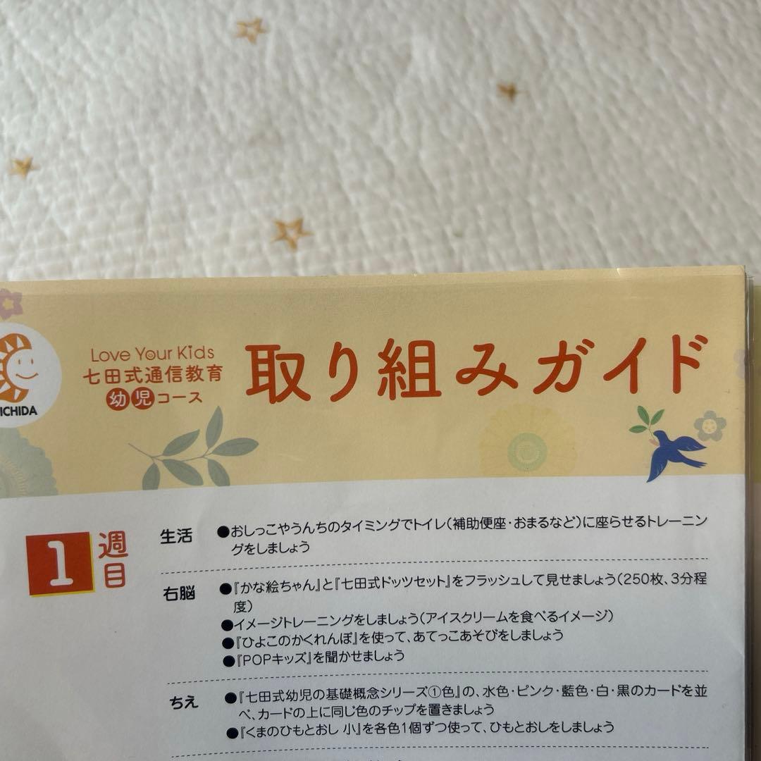 値段ご相談OK*七田式通信教育幼児コース 取り組みガイド