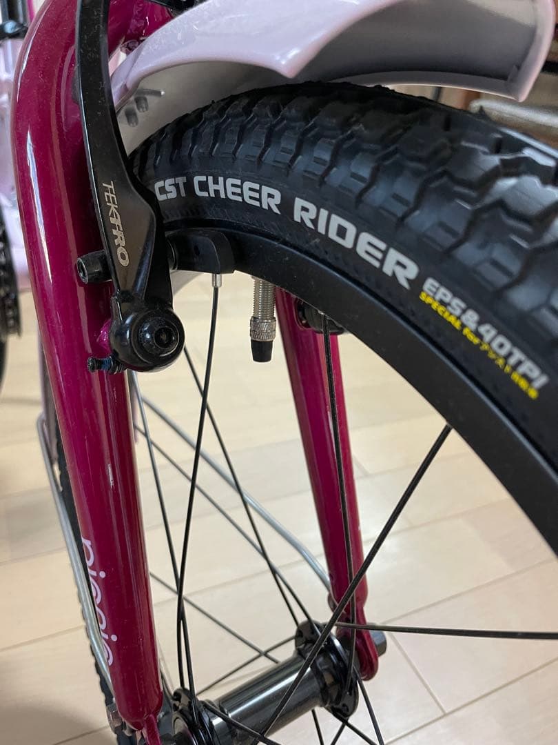 (引取限定）ヨツバサイクル　ピクニック20インチ ピンク色 2021年頃モデル