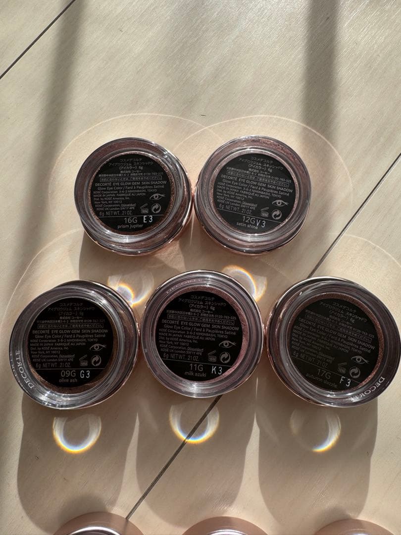 コスメデコルテ　アイグロウジェム8種