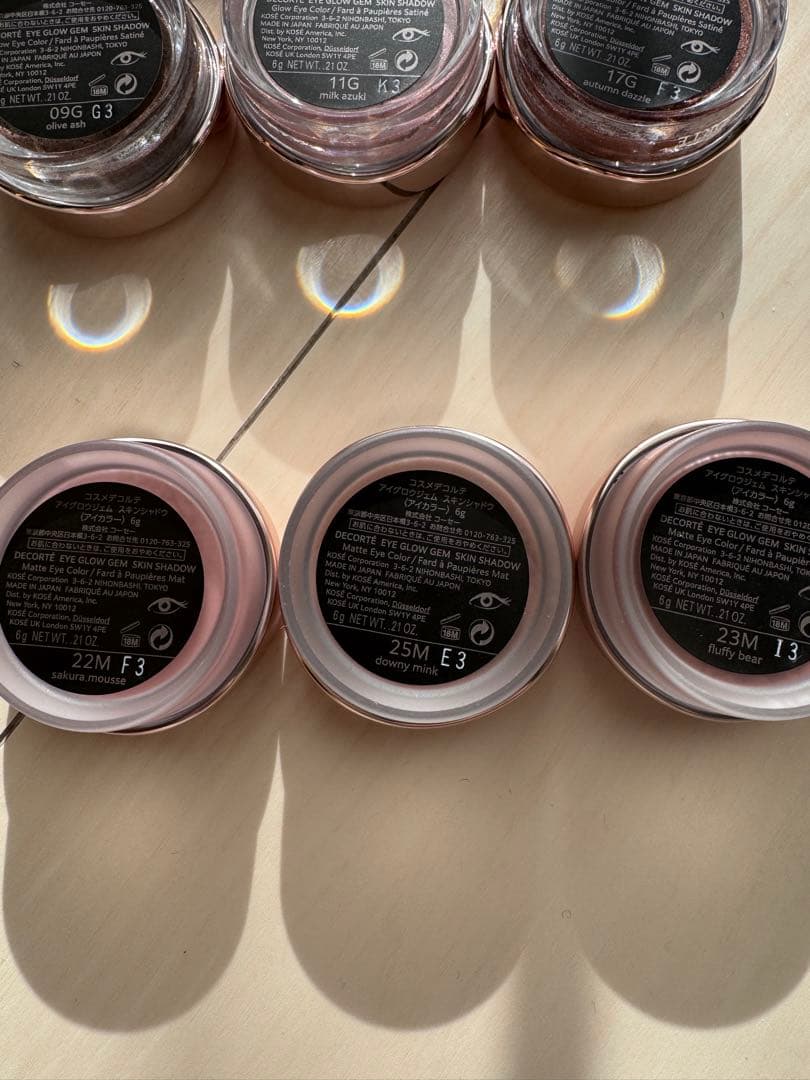 コスメデコルテ　アイグロウジェム8種