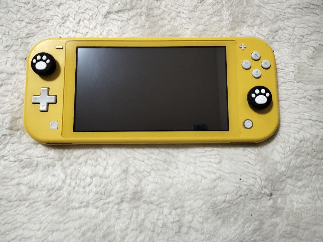 動作品Nintendo Switch Lite イエロー 肉球スティック付き