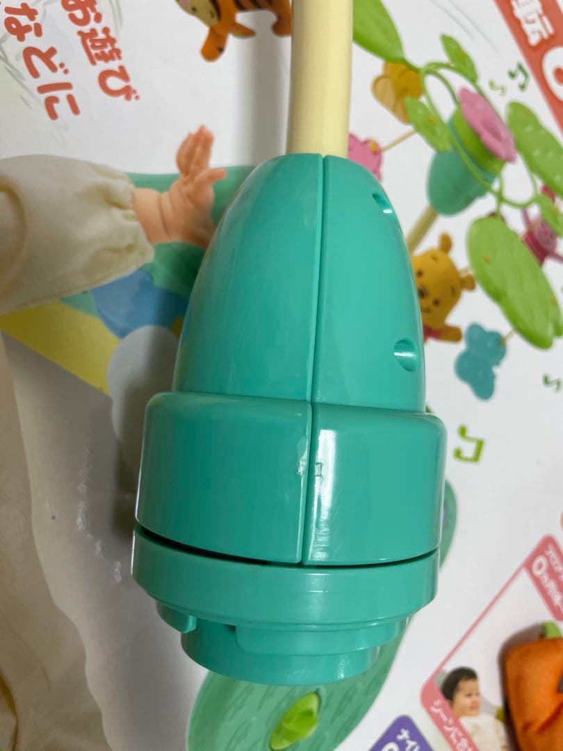 【美品】プーメリー　えらべる回転6ＷＡＹジムにへんしんメリー