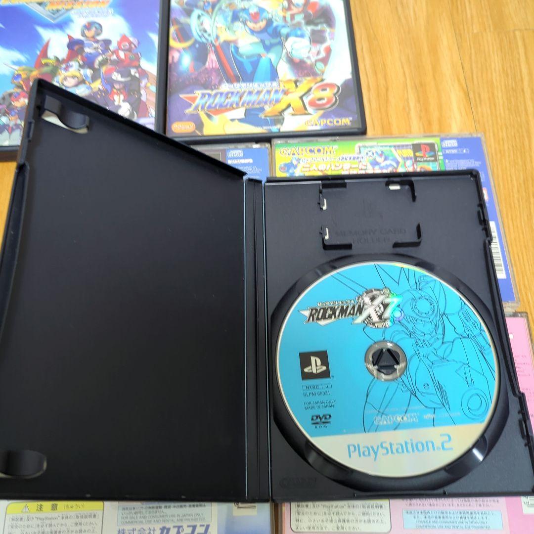 ロックマンx4〜8　コマンドミッションイレギュラーハンターx　ロックマン8セット