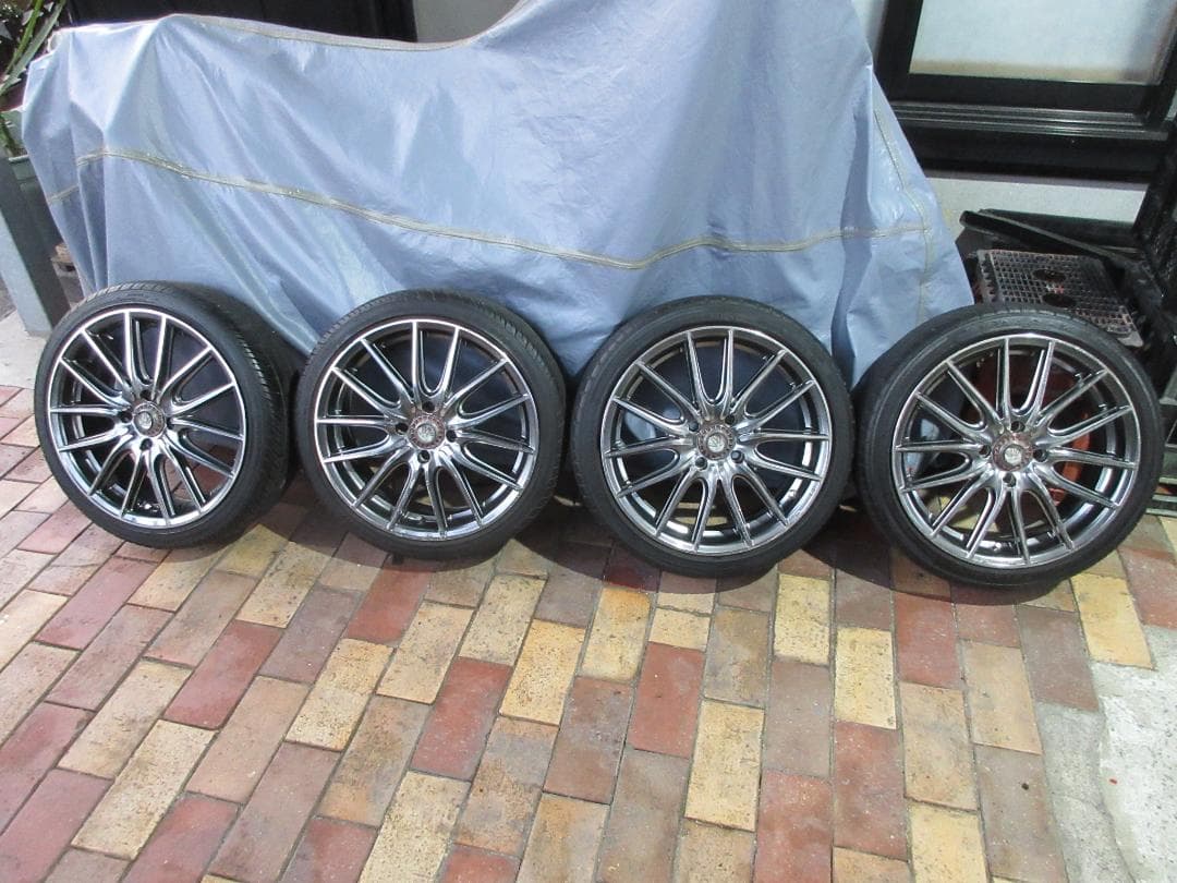 送料込み！軽自動車用16インチアルミホイールタイヤ付き4本セット