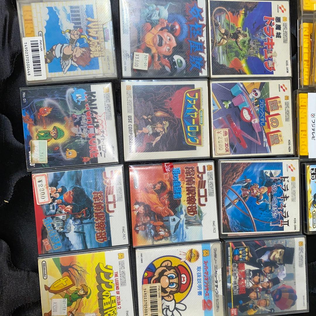 ファミコンディスクシステムまとめてバラ不可　動作確認済みですがジャンク扱い