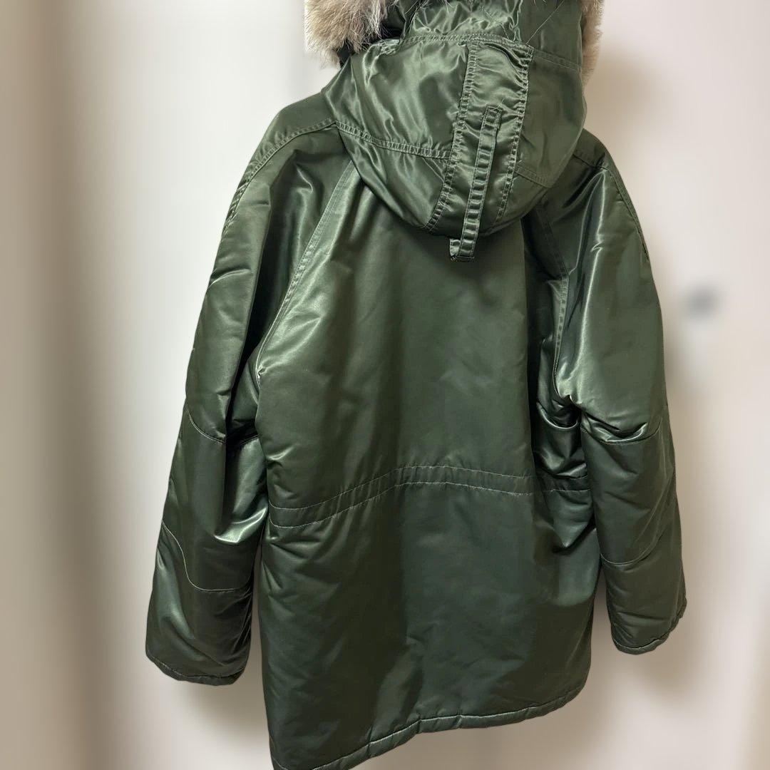 N3Bフライトパーカー オリーブグリーン アメリカ製