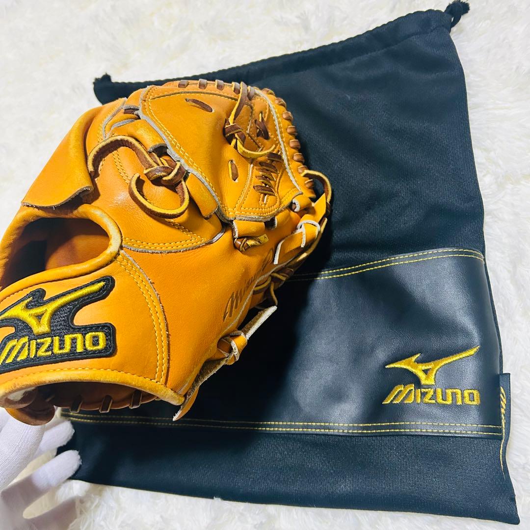 MIZUNO Pro 軟式グローブ オレンジ色　投手用　大人用