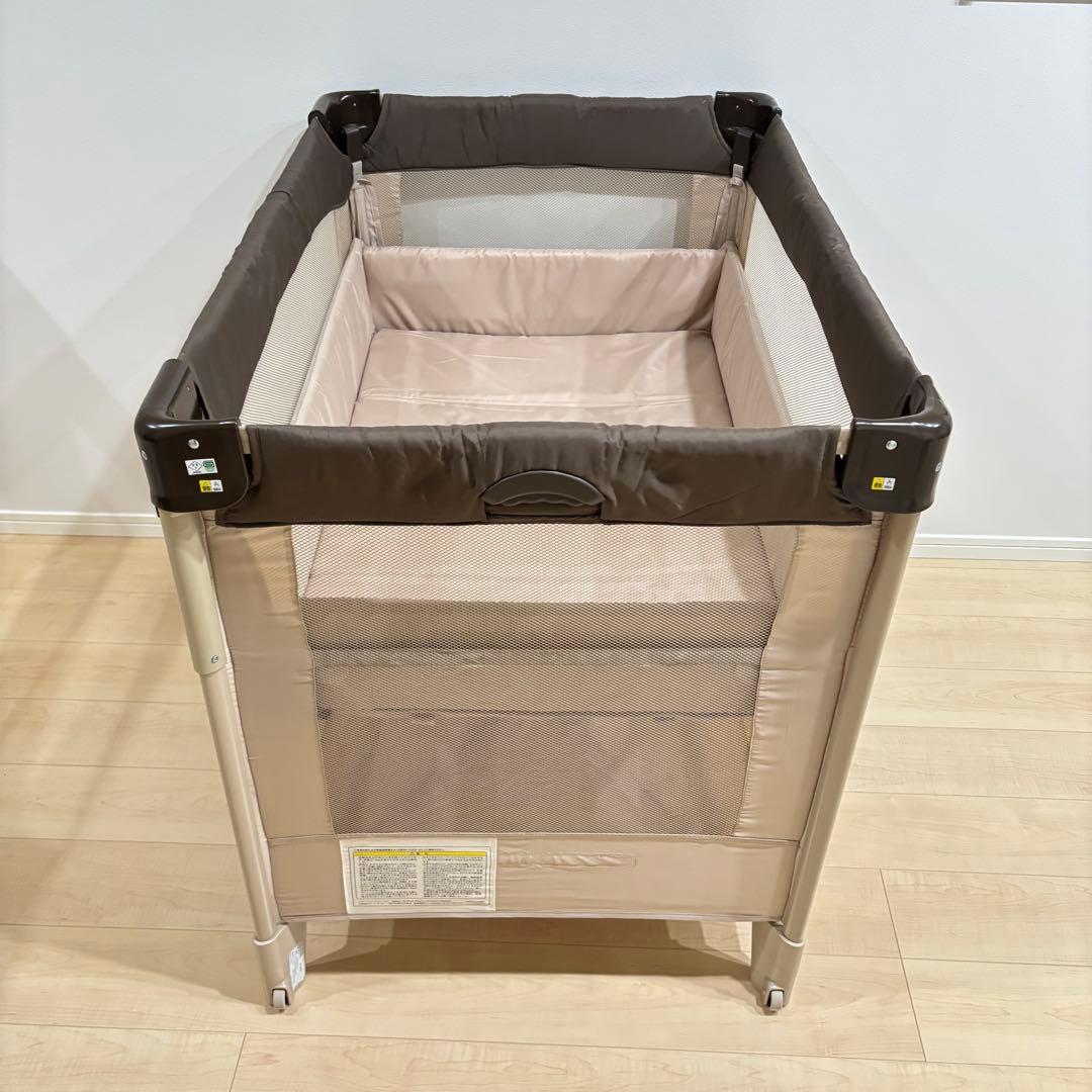 【良品】Aprica アップリカ　ココネル 66041 ベビーベッド 折りたたみ