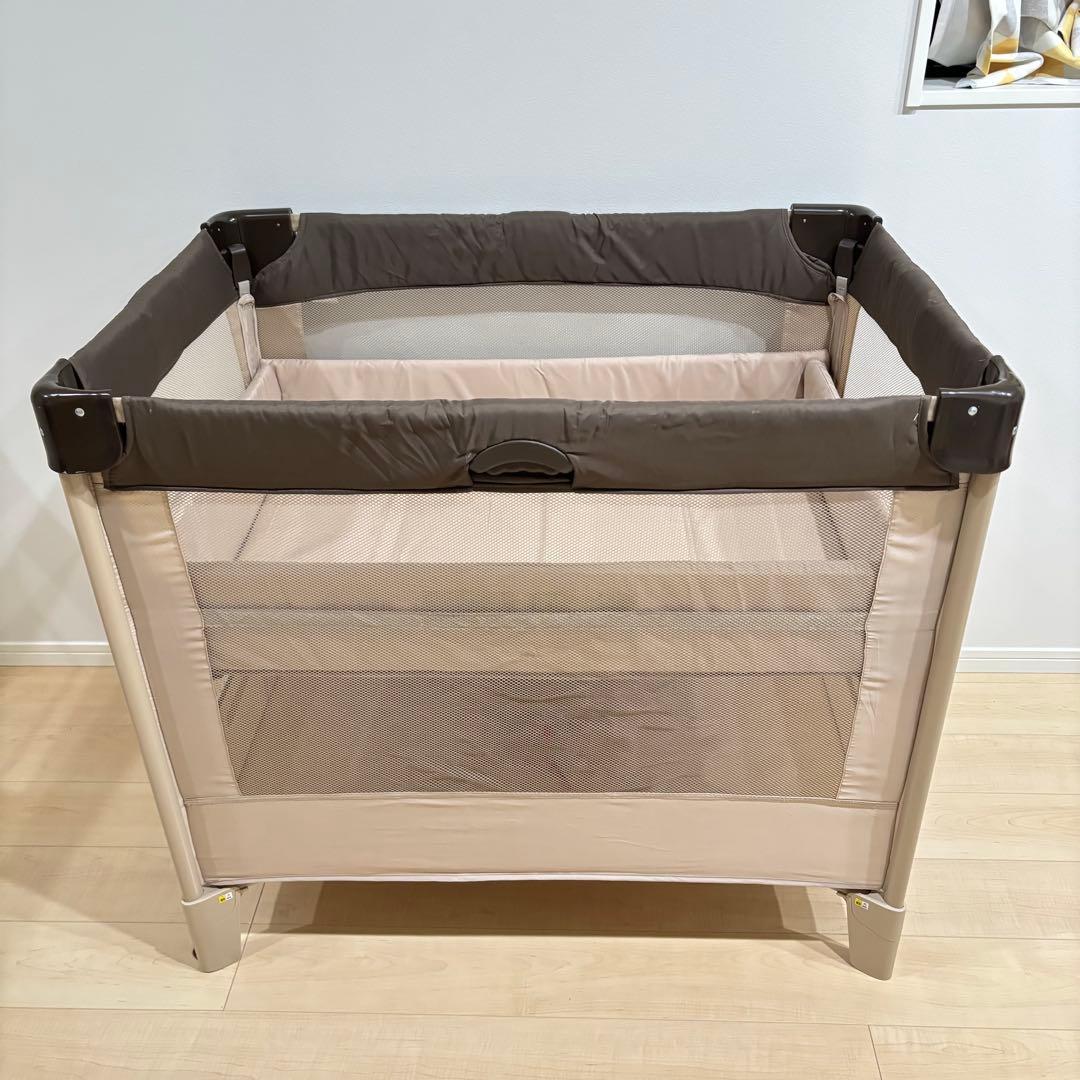 【良品】Aprica アップリカ　ココネル 66041 ベビーベッド 折りたたみ