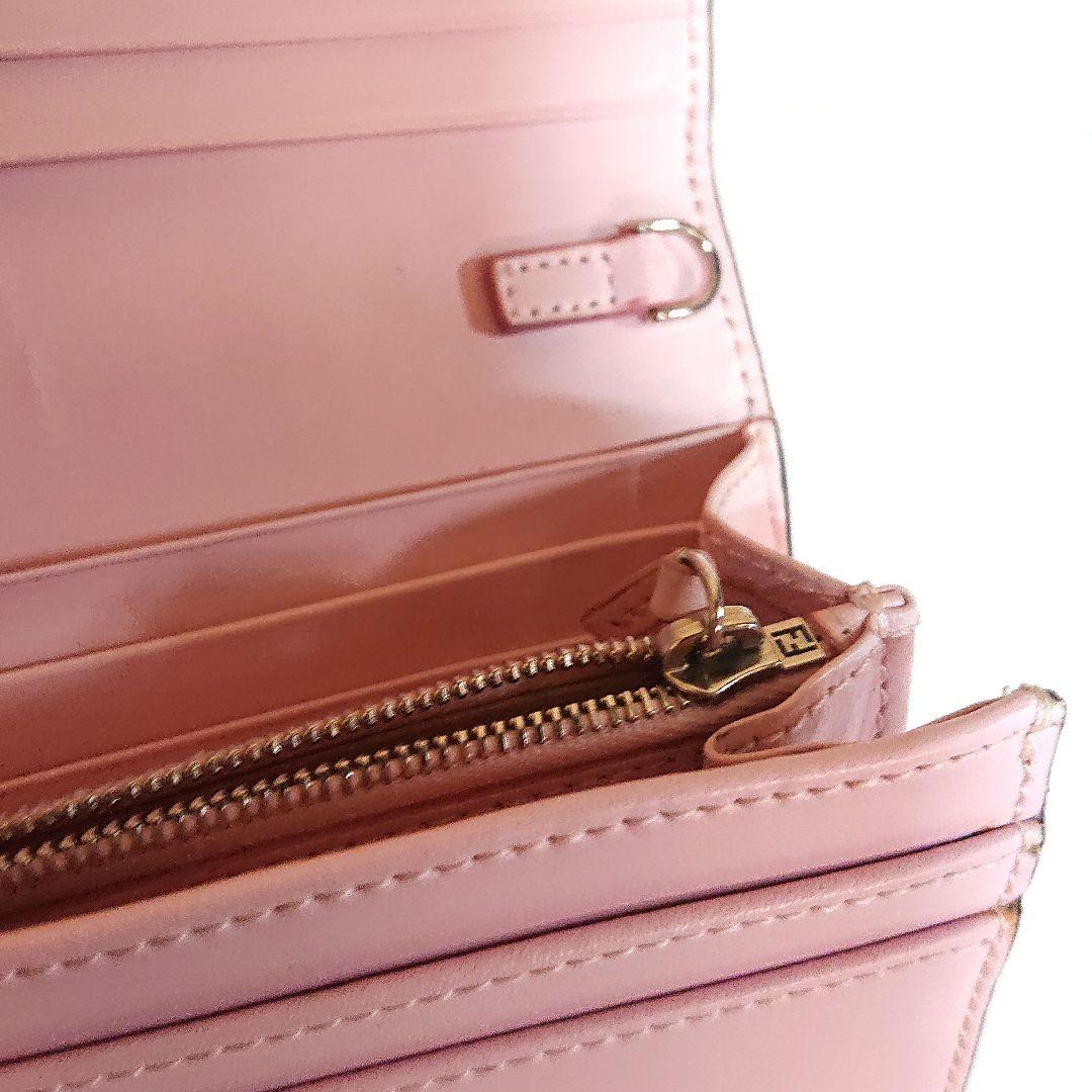 FENDI 長財布 【ウォレットチェーンなし】 ピンク