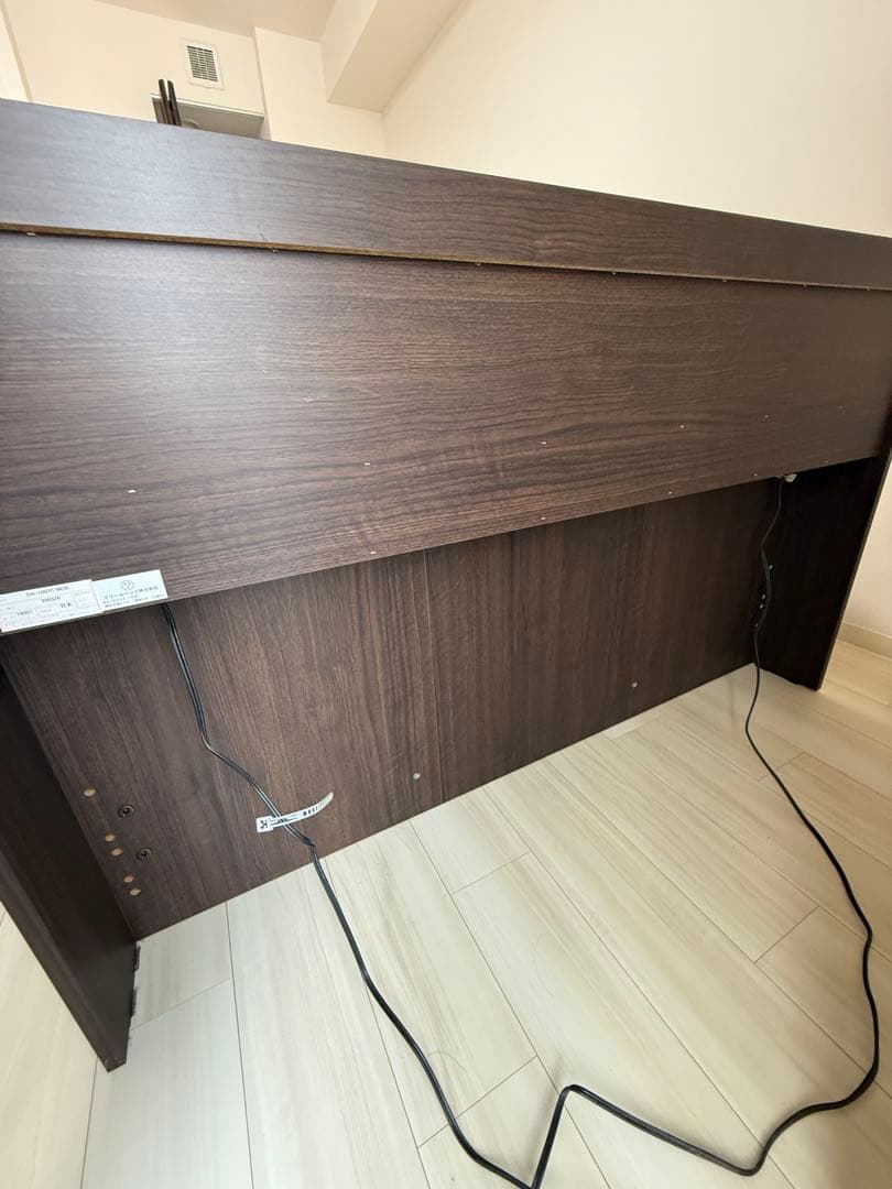 跳ね上げ式ドリームベッド　ダブルベッド(希望があればニトリマットレスも)