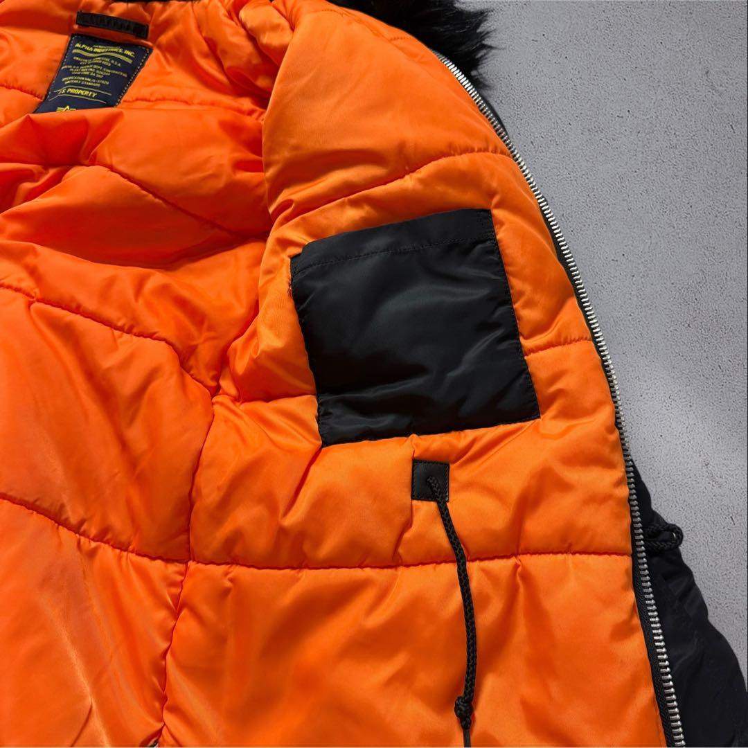 未使用級 ALPHA INDUSTRIES アルファインダストリーズ N3B 黒