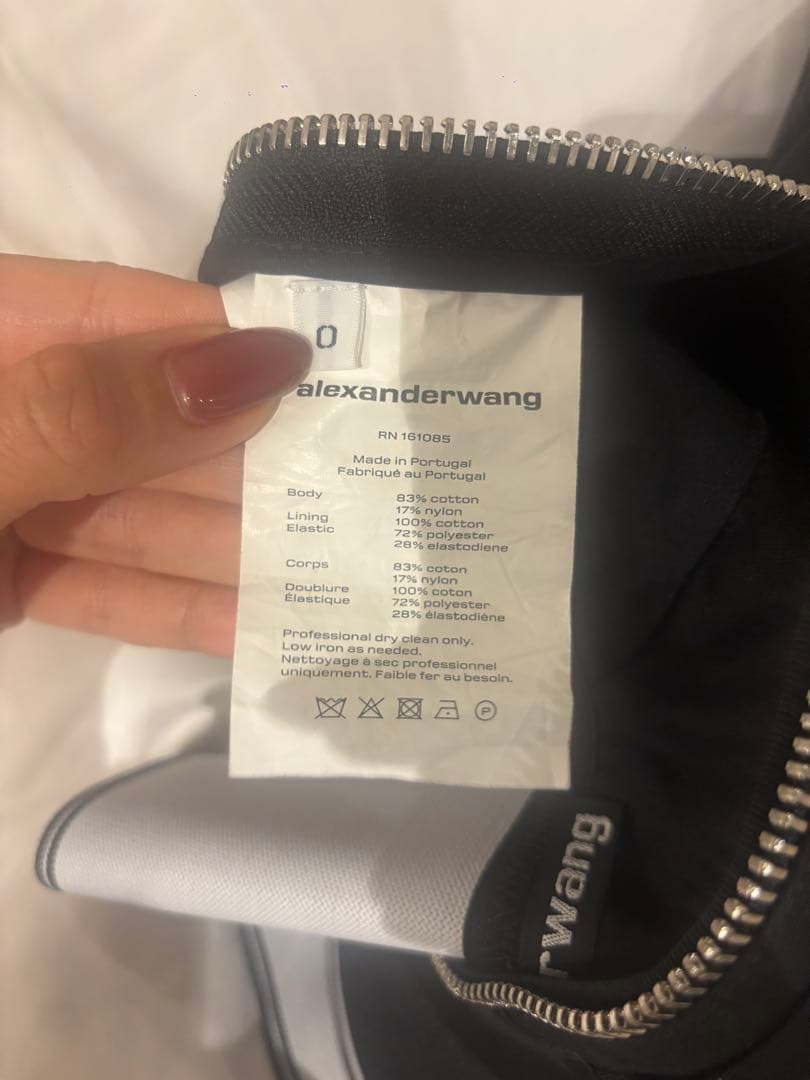 ALEXANDER WANG サイズ0ブラック ショートパンツ