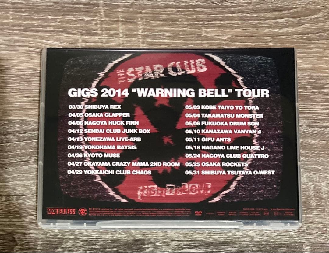 【限定生産‼︎】THE STAR CLUB DVD ✴︎WARNING BELL✴︎
