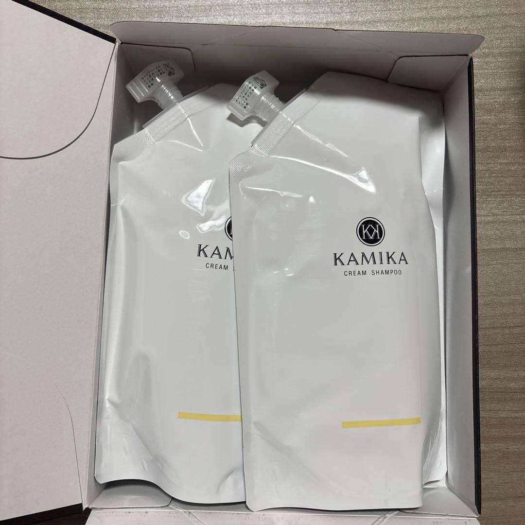 【お値下げ不可】KAMIKA オールインワンクリーム シャンプー 600g×2個