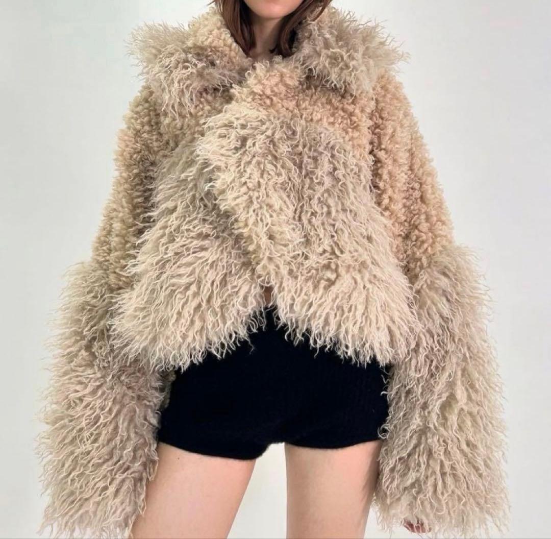 【最終お値下げ】viavanda ファーコート　ジャケット