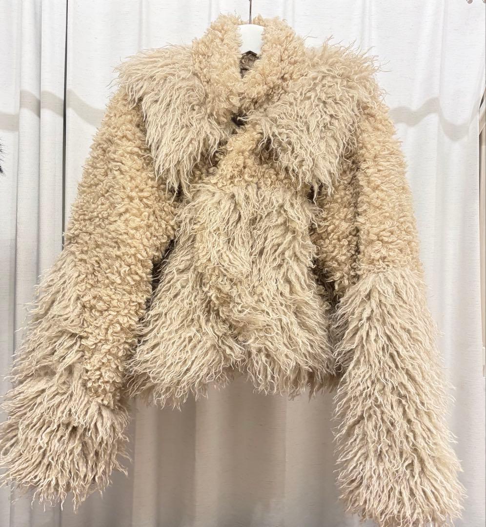 【最終お値下げ】viavanda ファーコート　ジャケット