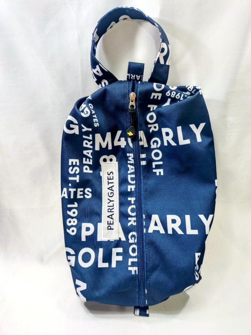 PEARLY GATES ゴルフシューズケース ネイビー