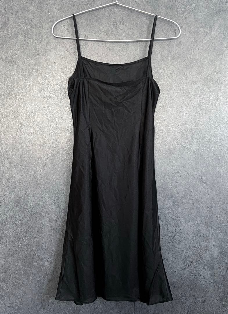 FRAY I.D フリンジデザインツイードポロワンピース ノースリーブ グレー