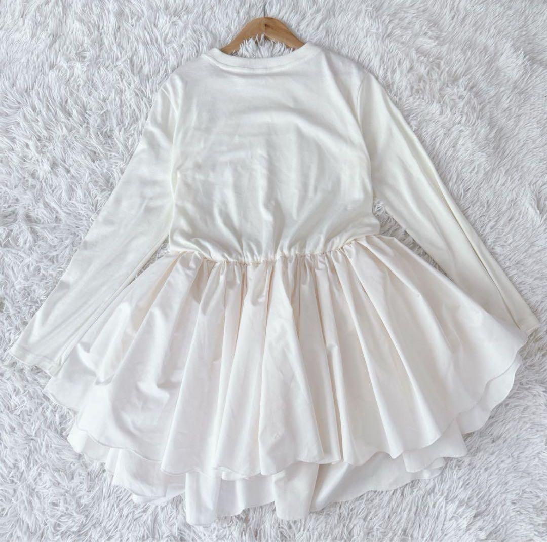 美品✨ ロージーモンスター ダブルスカラップドッキングチュニック付き 白