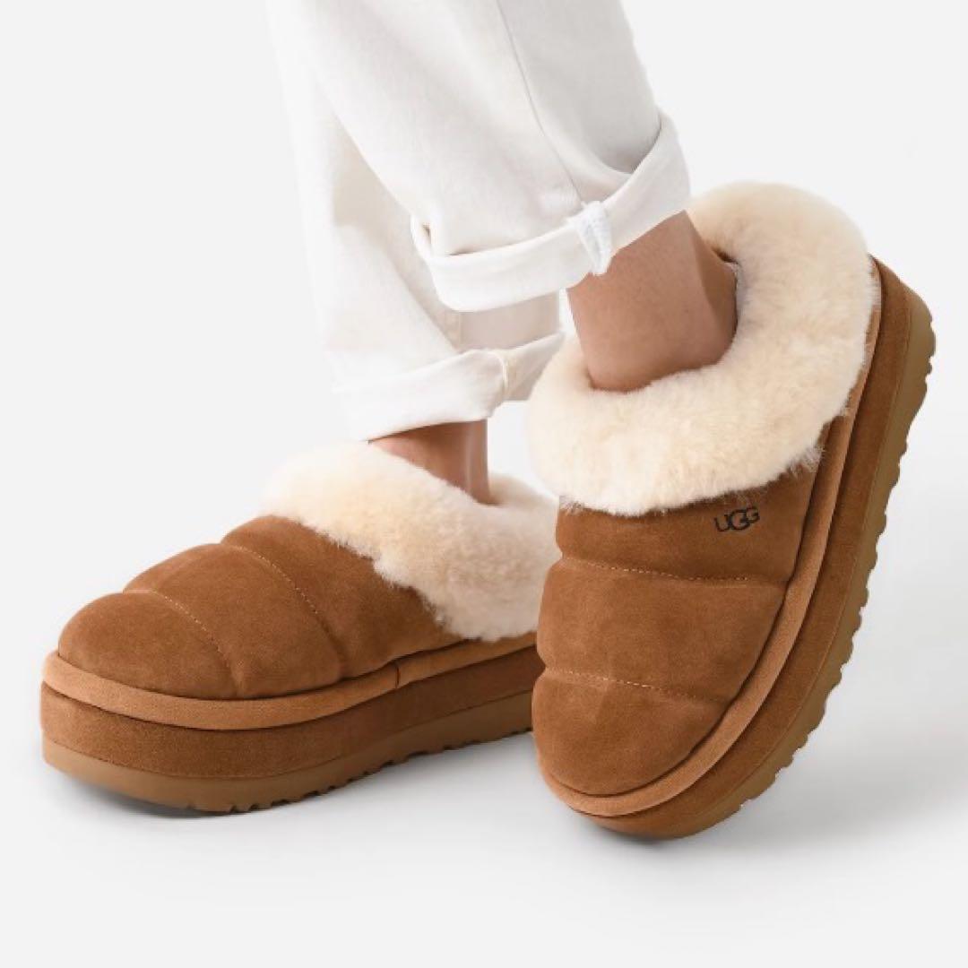 UGG Tazzlita タズリータ チェスナット 25cm 厚底 ムートン