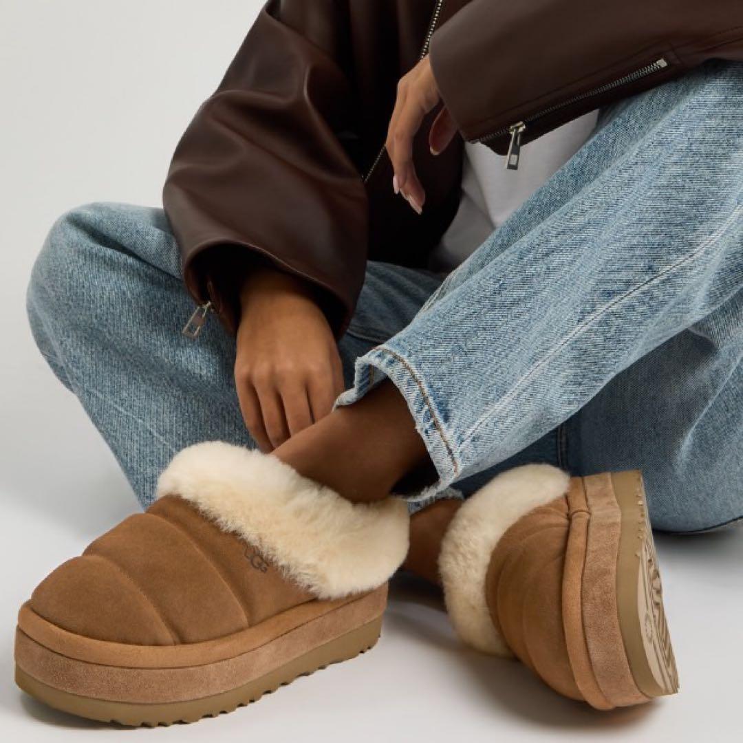 UGG Tazzlita タズリータ チェスナット 25cm 厚底 ムートン