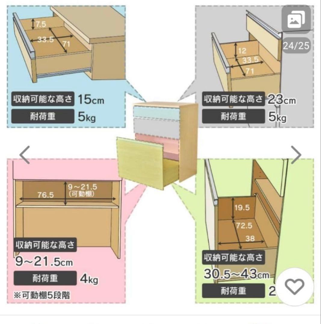 【引き取り限定】大容量収納　キッチンラック　白色