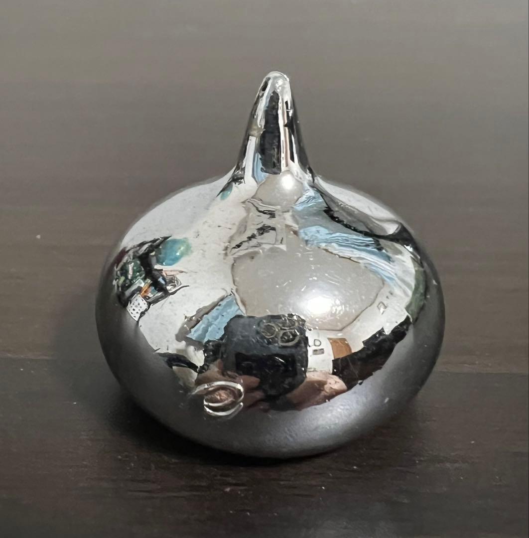 【希少美品】メタルスライム ドラクエ 文鎮 シルバー