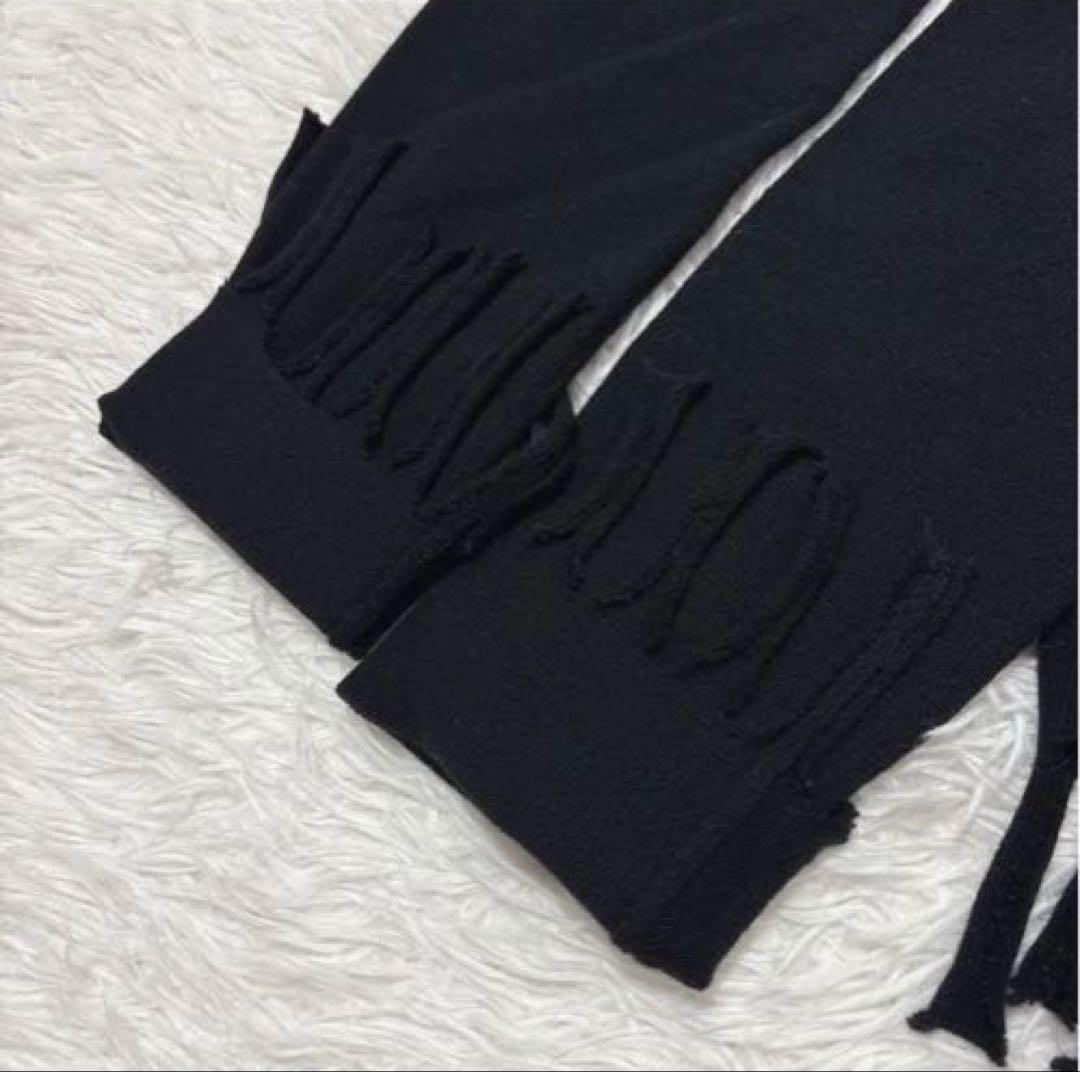 BLACK COMME des GARCONS コムデギャルソン フリンジニット