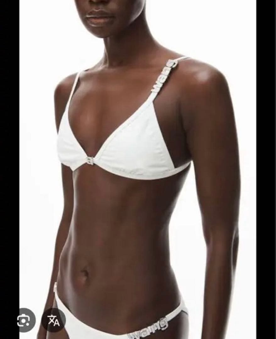 alexanderwang ホワイト三角ビキニ XS 上のみ