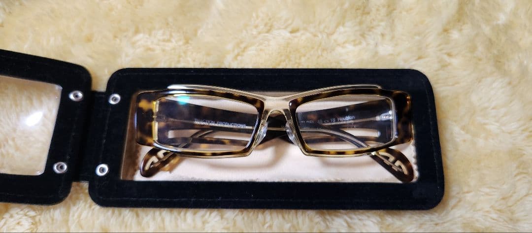 traction productions べっ甲柄 スクエア型 眼鏡 フランス製