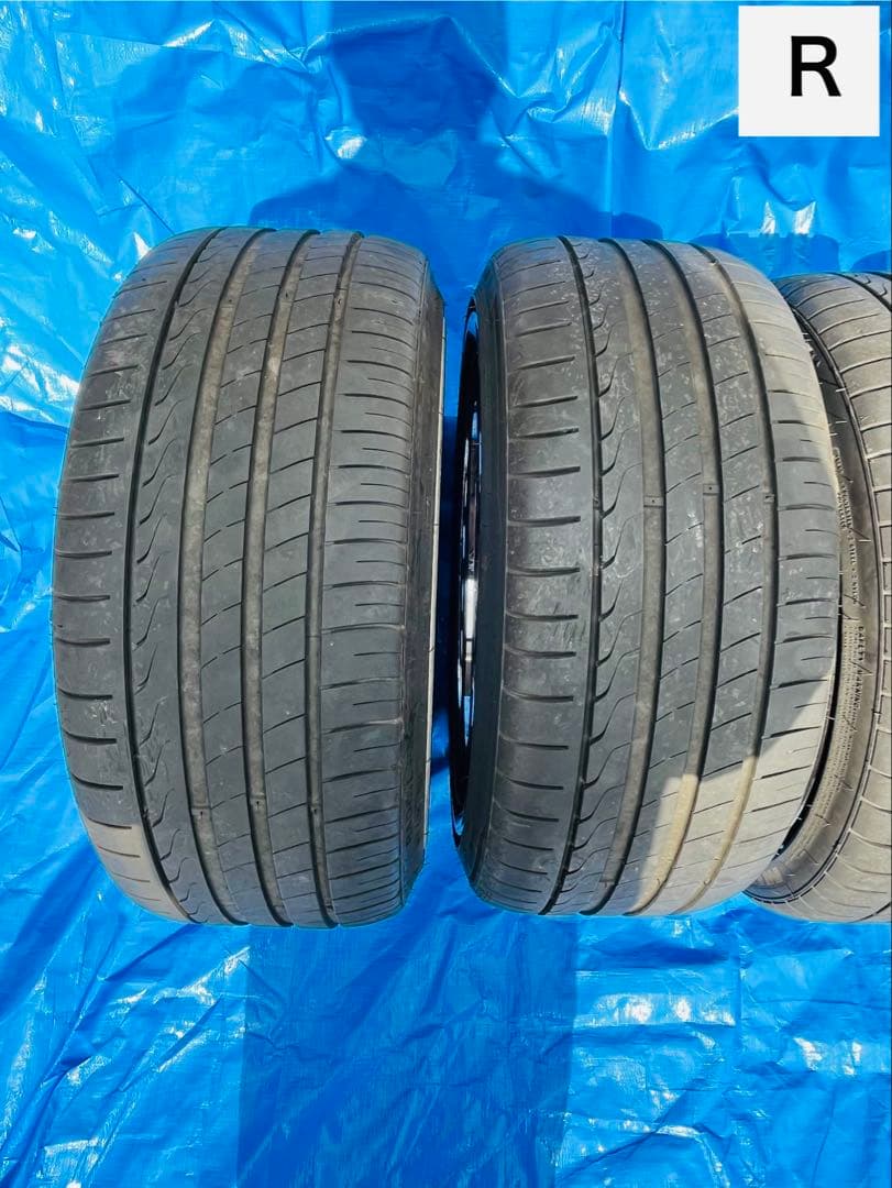 K*G様 WORK ワーク LS207 19インチ 深リム クロームメッキ 4本