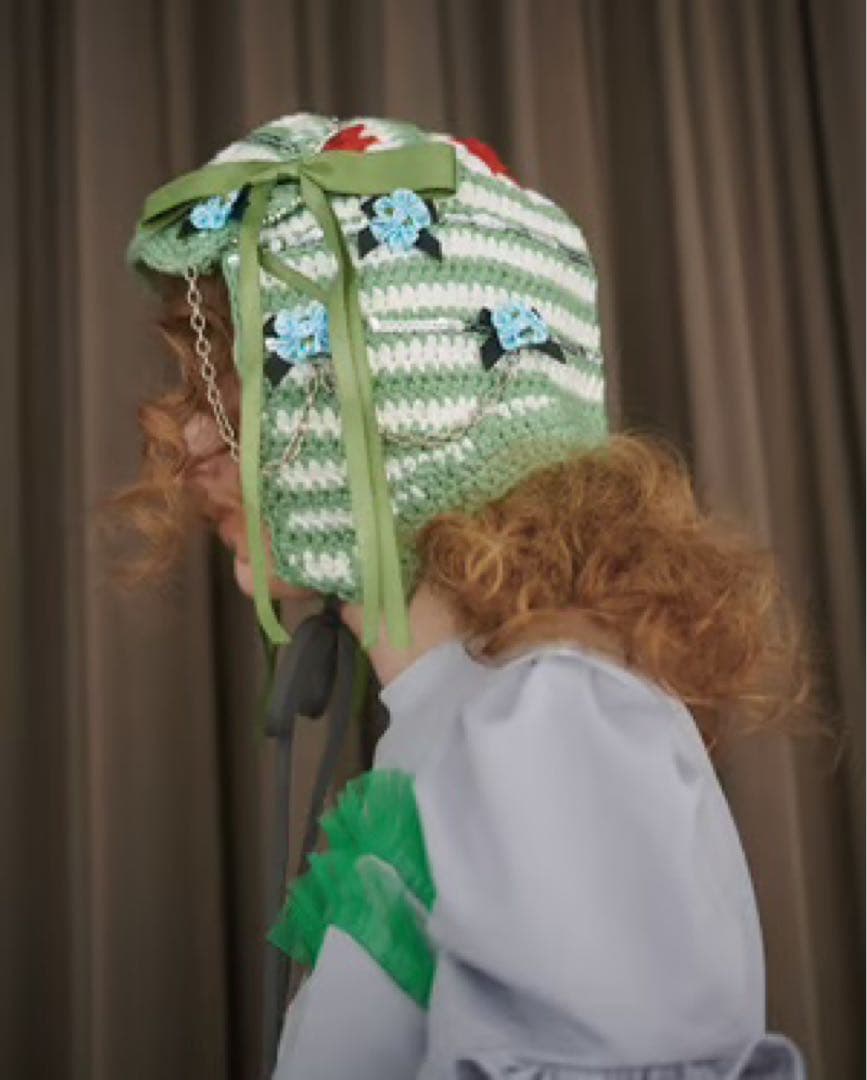 【oldhoney】【24/aw】ニット帽/フライトキャップ