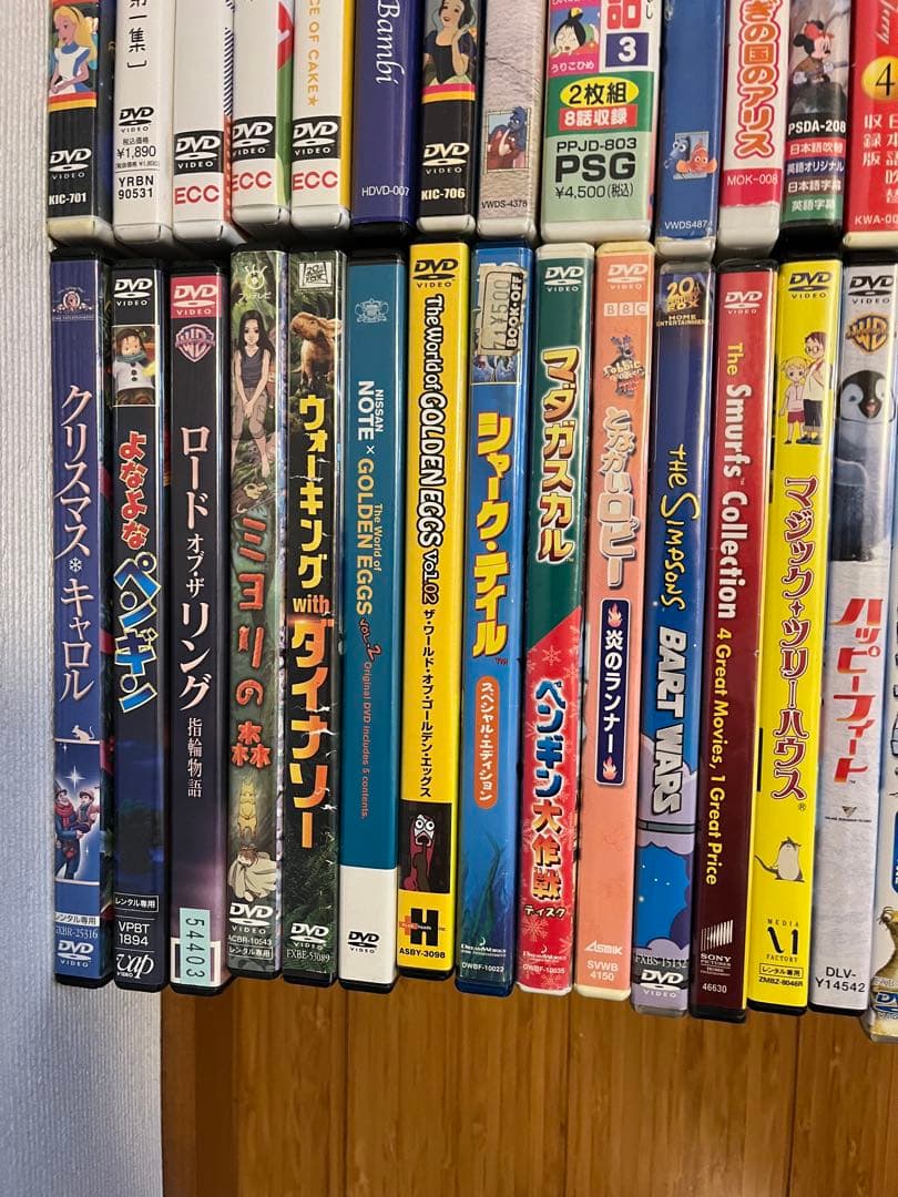 ディズニーなど子供向け　DVD まとめ売り　100本以上　未検品