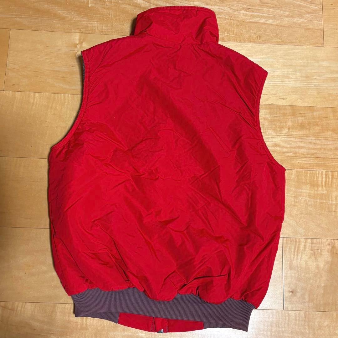 80s Patagonia シェルドシンチラベスト ヴィンテージ　古着　赤