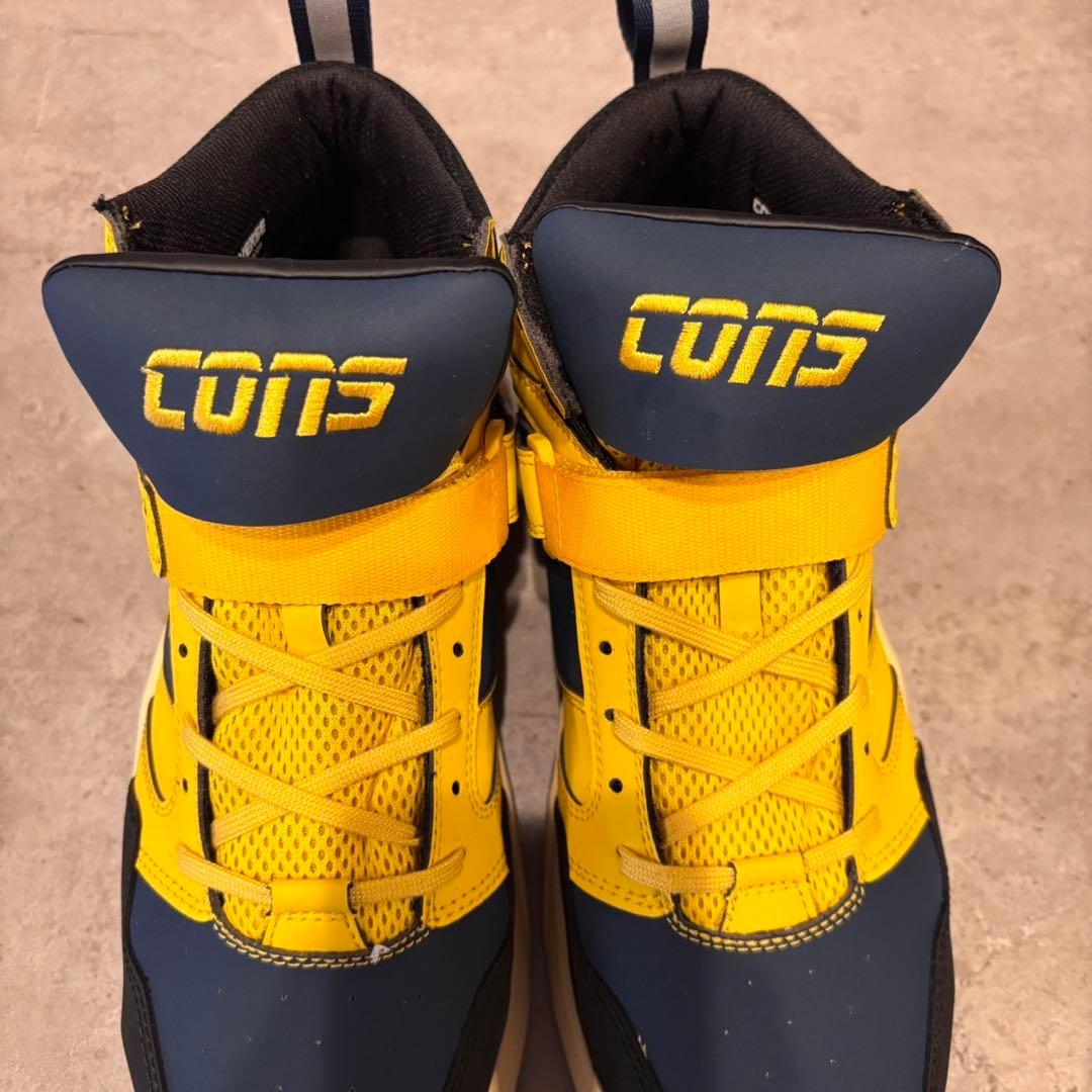 P*Q様 CONVERSE CONS ハイカット安全靴 イエロー/ネイビー