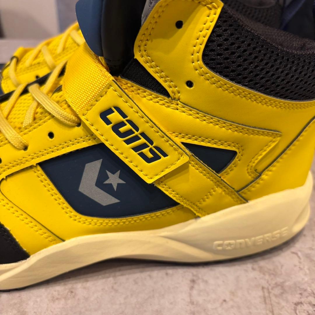 P*Q様 CONVERSE CONS ハイカット安全靴 イエロー/ネイビー
