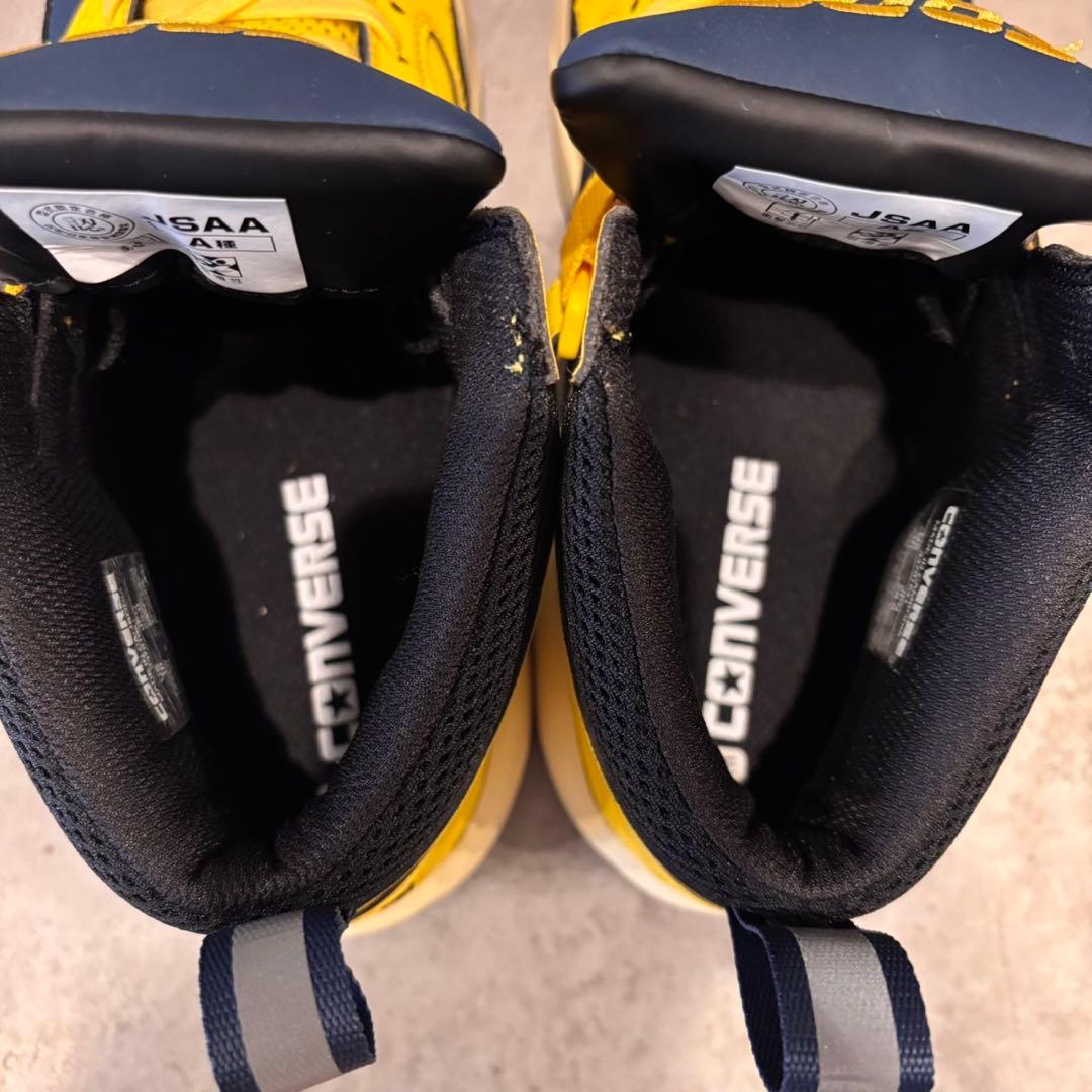 P*Q様 CONVERSE CONS ハイカット安全靴 イエロー/ネイビー