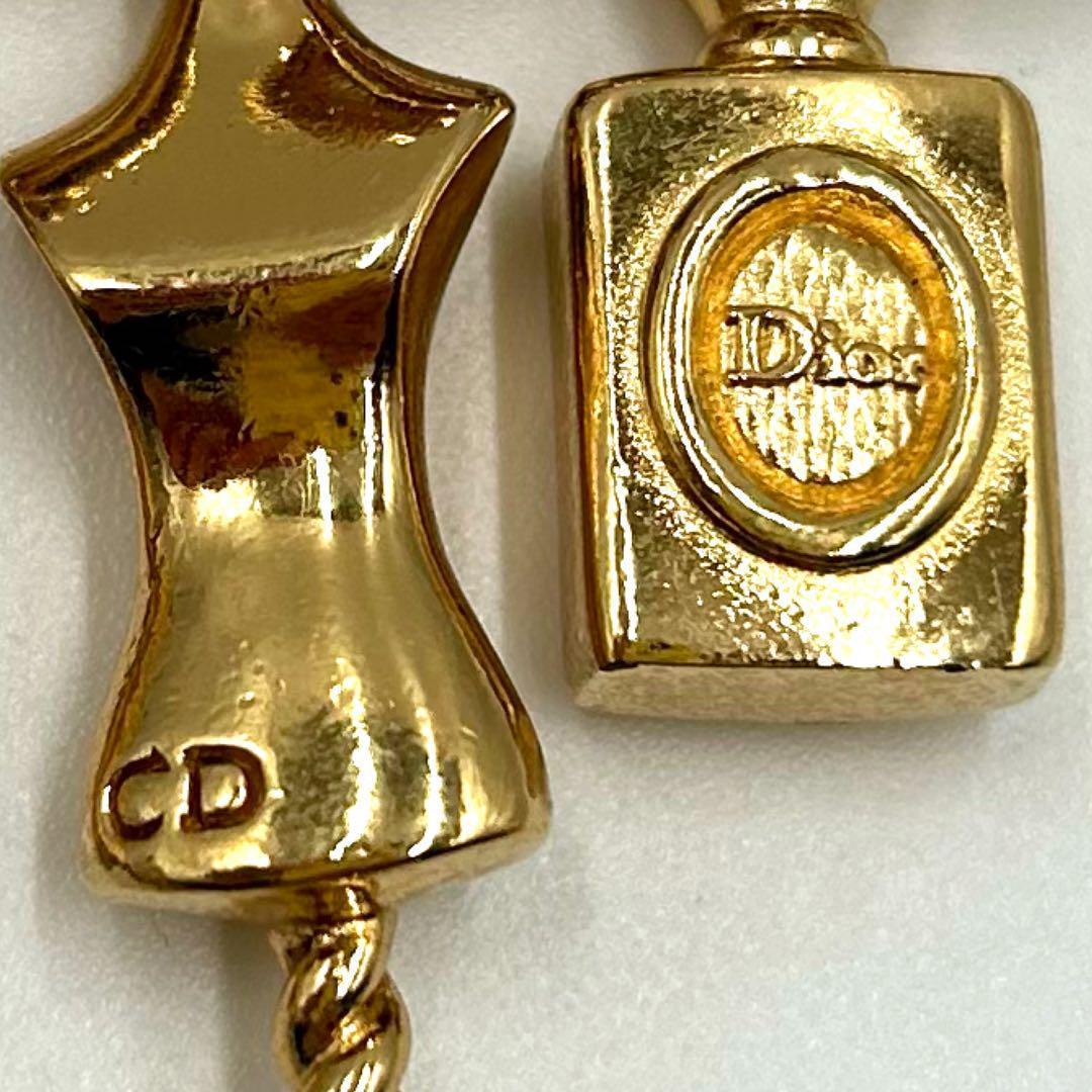 【美品】Christian Dior クリスチャンディオール　ブローチ　ゴールド