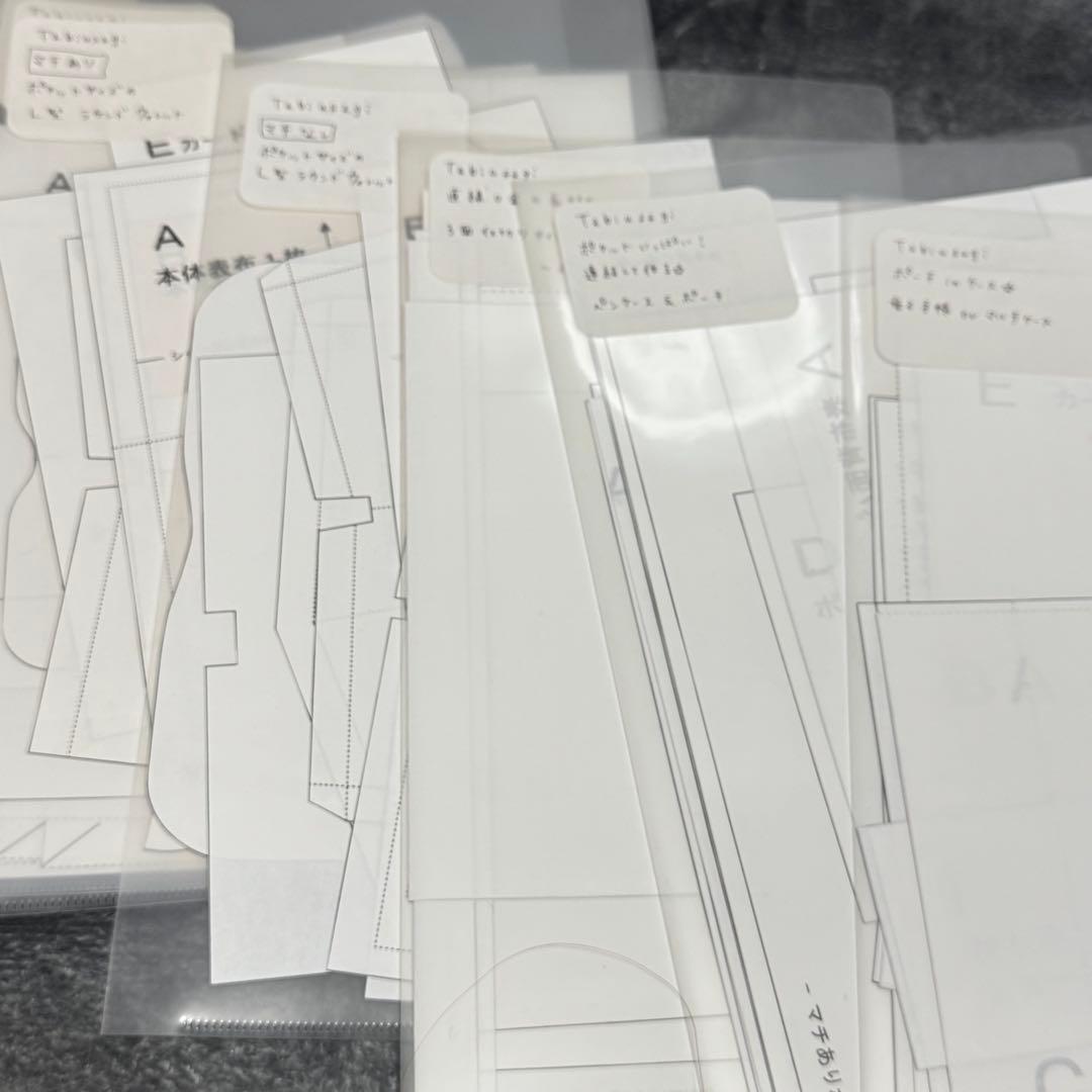 【バラ売り】 tabiusagi パターン 型紙 カット済